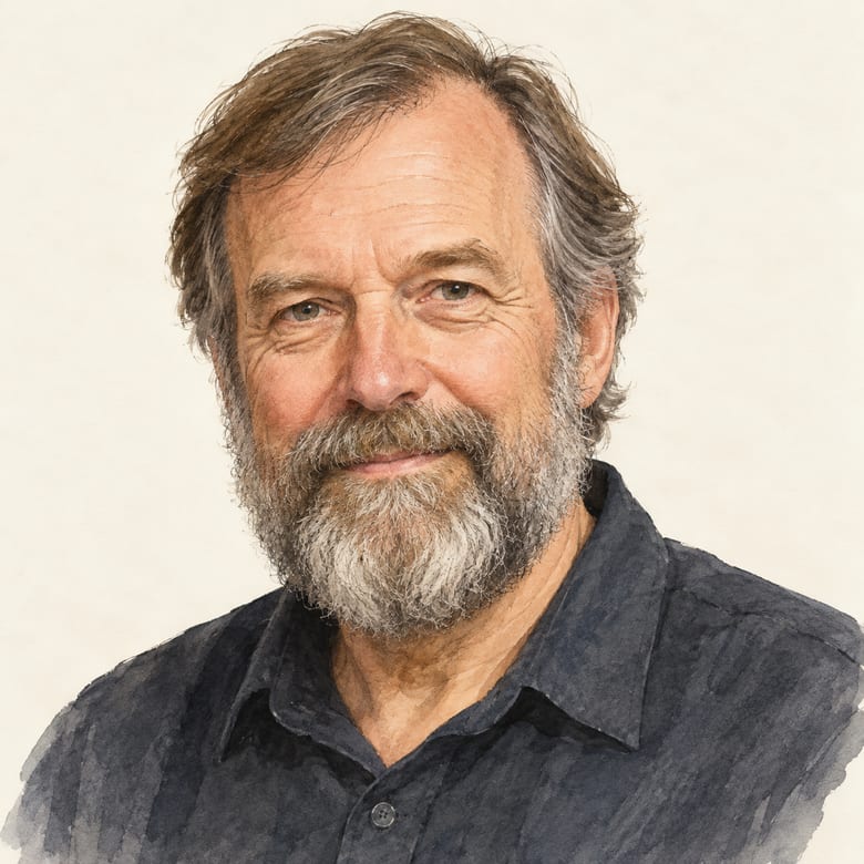 Portrait of David W. Anthony (illustration)
